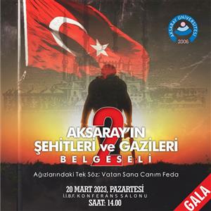Aksaray'ın Şehitleri ve Gazileri Belgeseli - 2 Gala Töreni
