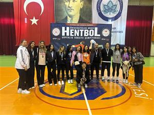 ASÜ Hentbol Takımlarından şampiyonada çifte başarı